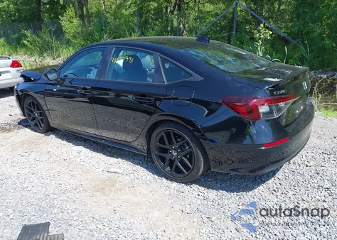 2025 Honda Civic Sport z USA, uszkodzony, nr VIN 2HGFE2F54SH502455